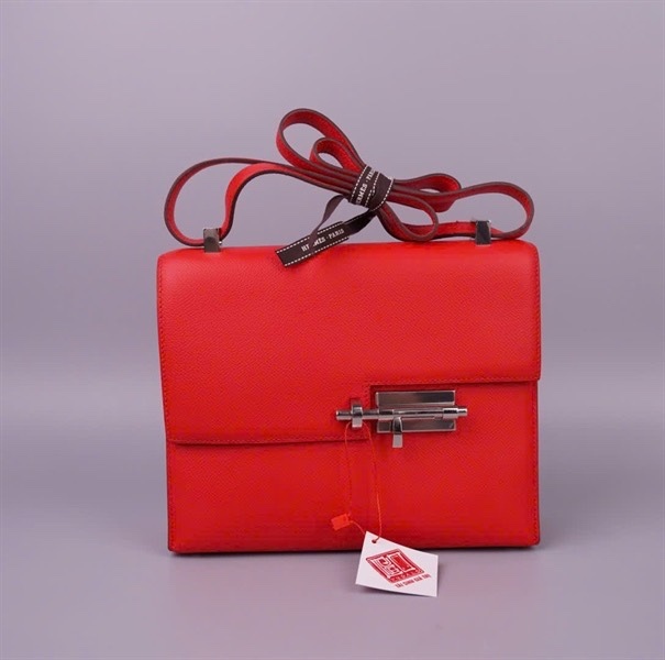 Túi Hermes Verrou đỏ sz23 +