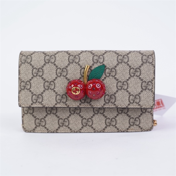 Túi GG đeo chéo xám trái nho (48129-203887) sz16 KG+