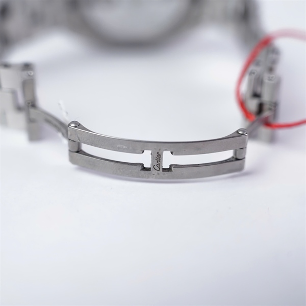 Đồng hồ Cartier bạc (853243WX) sz38 (LTB) KG+