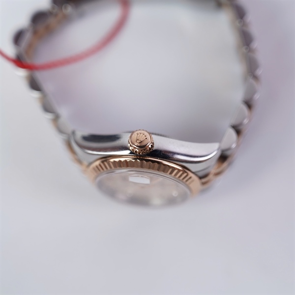 Đồng hồ Rolex bạc mặt hồng (M958968) sz28 (LTB) KG+