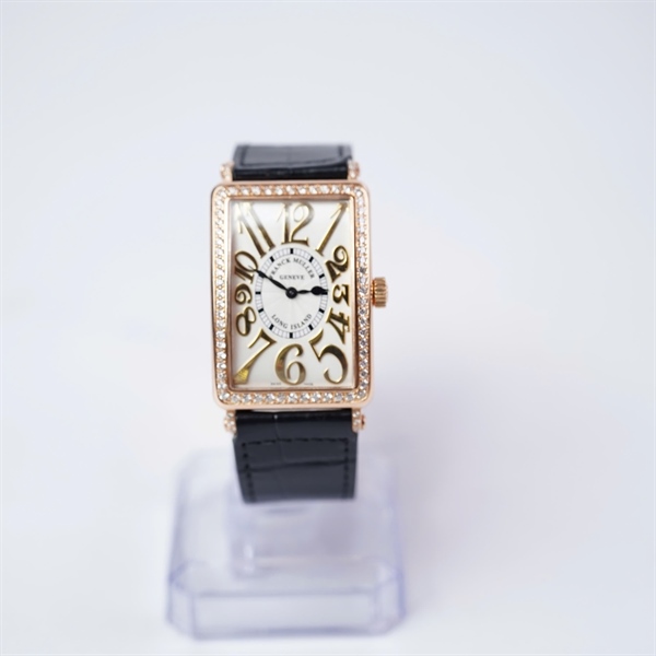 Đồng hồ Franck Muller dây đen kim độ (No171) sz34 (HC) KG+
