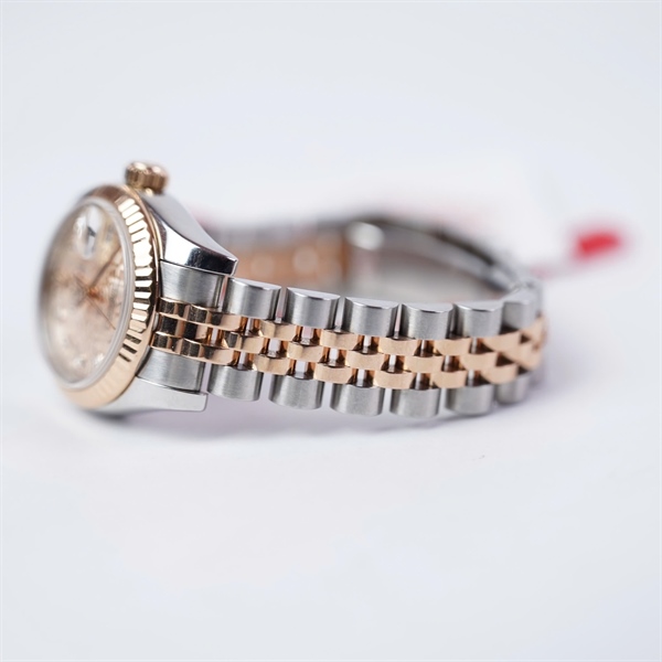 Đồng hồ Rolex bạc mặt hồng (M958968) sz28 (LTB) KG+