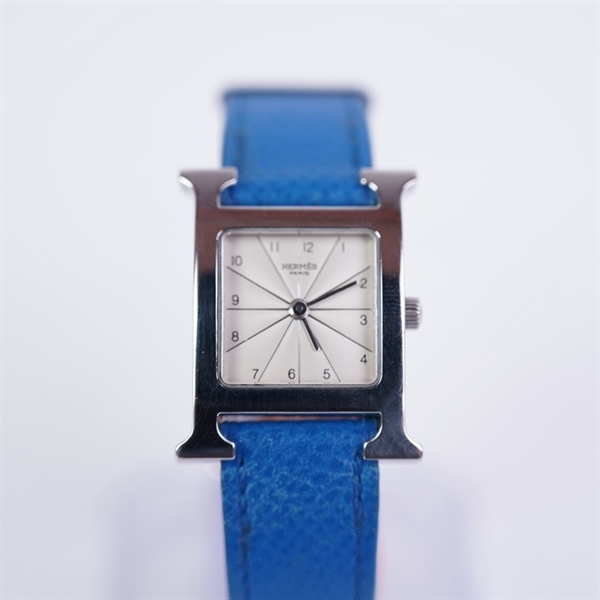 Đồng hồ Hermes dây xanh đậm (1169758) sz23 (PN) KG+