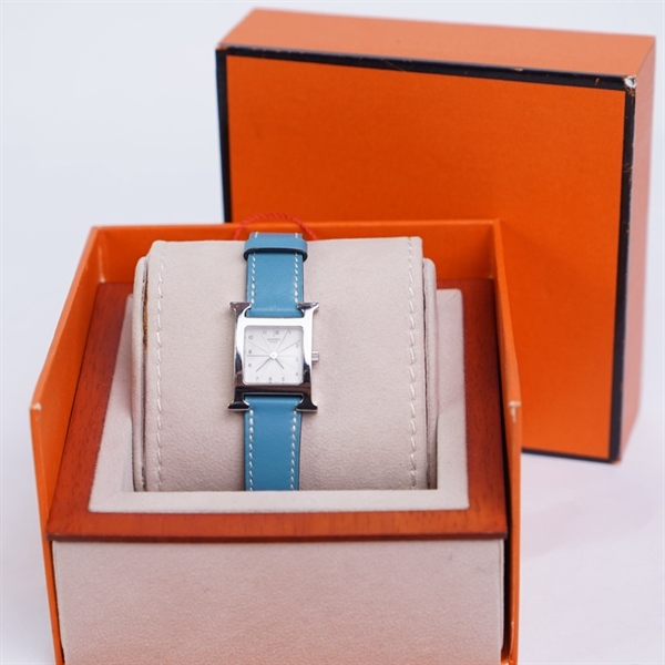 Đồng hồ Hermes dây xanh (2609506) sz23 (PN) KG+