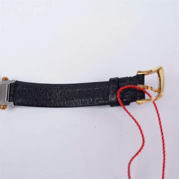 Đồng hồ Van Cleef mặt tròn dây đen (43106-58356) sz32 (LTB) KG+