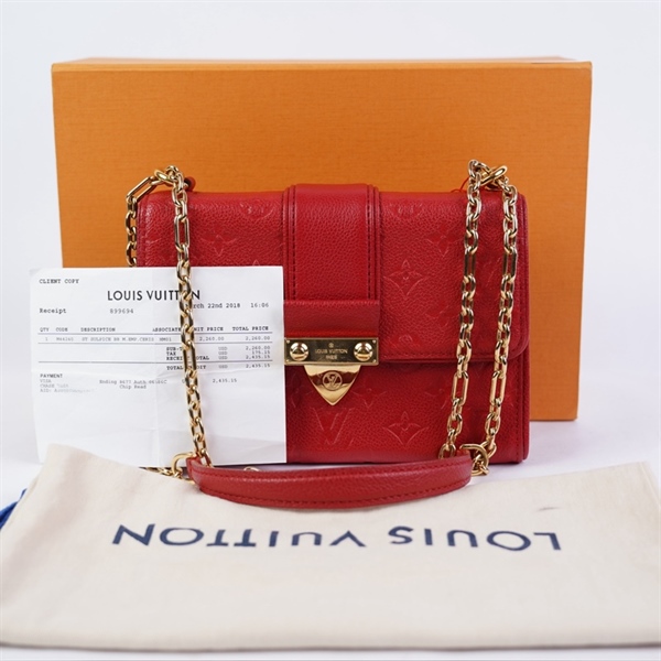 Túi LV Sulpice đỏ (TJ0138) sz21 KG+