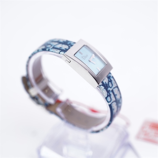 Đồng hồ Dior xanh kèm dây trắng (EN2690) sz20 (PN) KG+