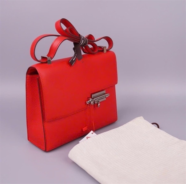 Túi Hermes Verrou đỏ sz23 +