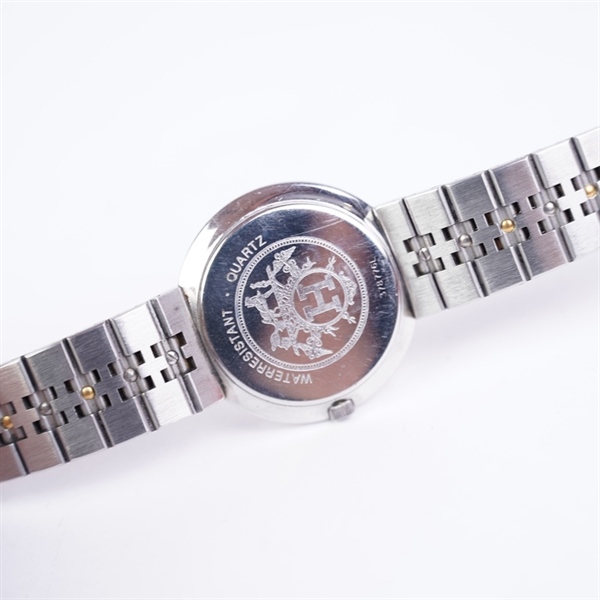 Đồng hồ Hermes bạc (378776L) sz34 (PN) KG+