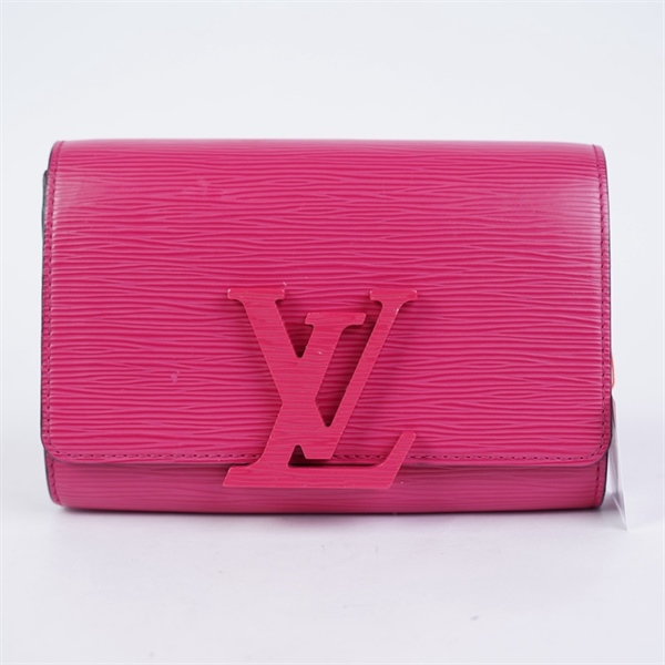 Túi LV Pochette Louise hồng sẫm (TR1106) sz19 KG+
