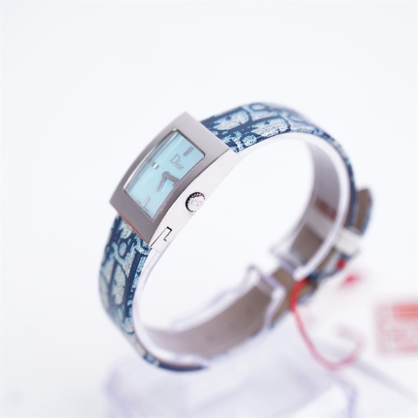 Đồng hồ Dior xanh kèm dây trắng (EN2690) sz20 (PN) KG+