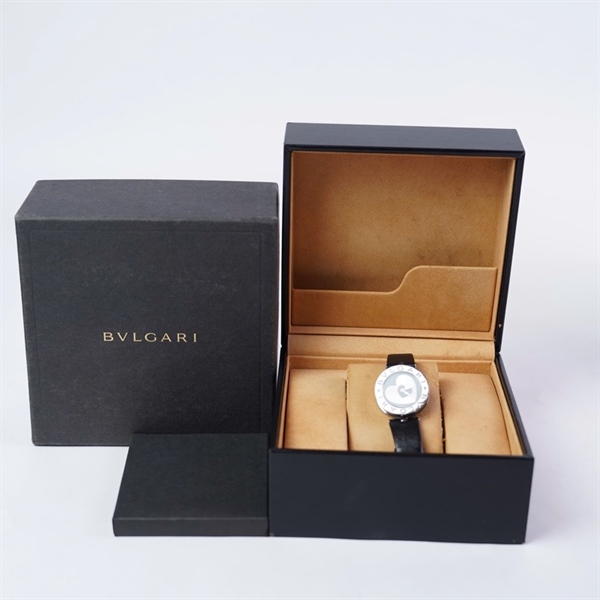 Đồng hồ Bvlgari dây đen mặt hình trái tim (D20418) sz30 (LTB) KG+