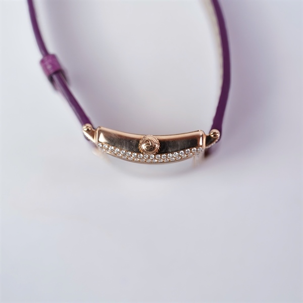 Đồng hồ Franck Muller dây tím kim zin (No16) sz28 (HC) KG+