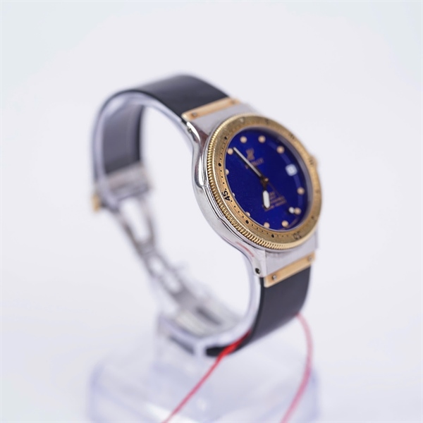 Đồng hồ Hublot mặt xanh dây đen (247643) sz38 (LTB) KG+