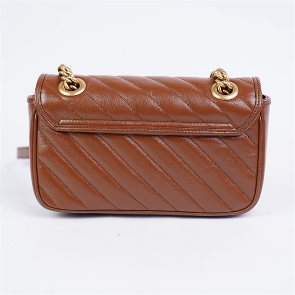 Túi GG Marmont nâu đất (A037216269) sz21 (HT) +