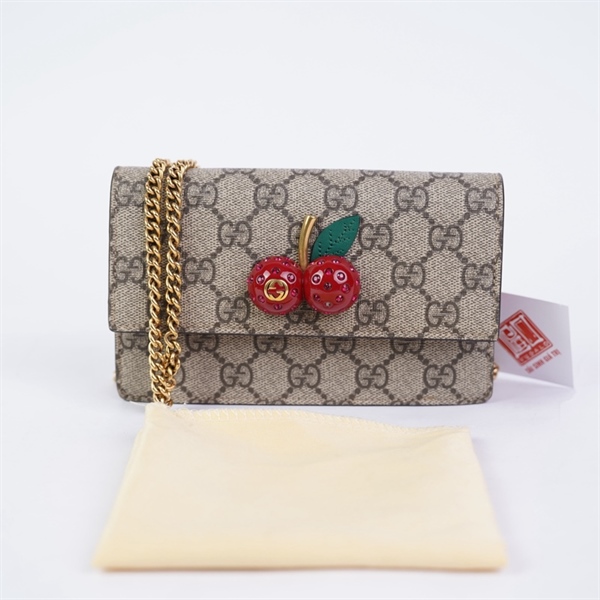 Túi GG đeo chéo xám trái nho (48129-203887) sz16 KG+