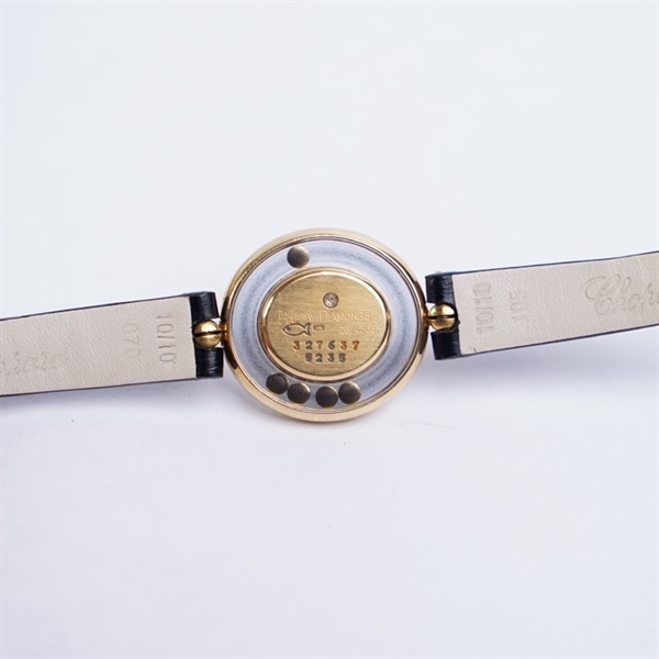 Đồng hồ Chopard đen mặt oval (327637) sz21 (PN) KG+