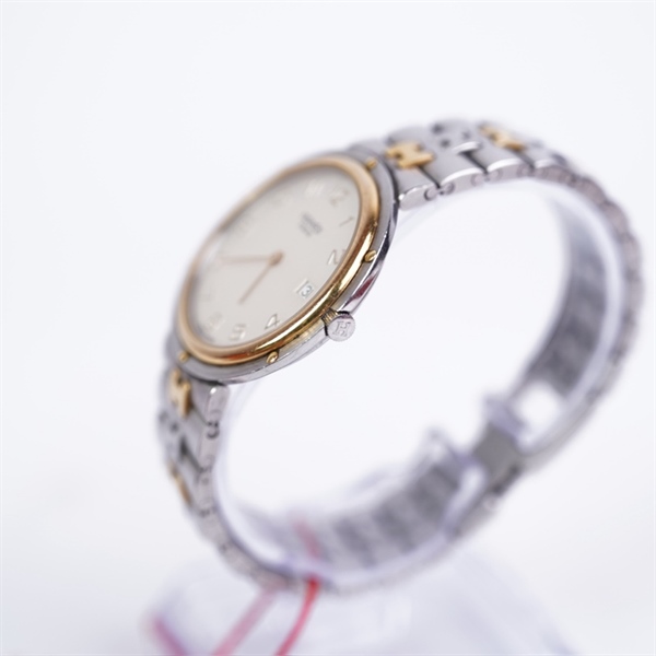 Đồng hồ Hermes bạc (378776L) sz34 (PN) KG+