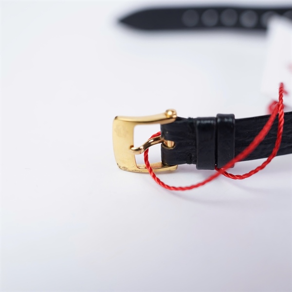 Đồng hồ Van Cleef mặt tròn dây đen (43106-58356) sz32 (LTB) KG+