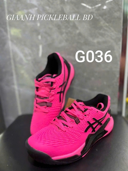 GIÀY ASICS CLAY PINK BLACK
