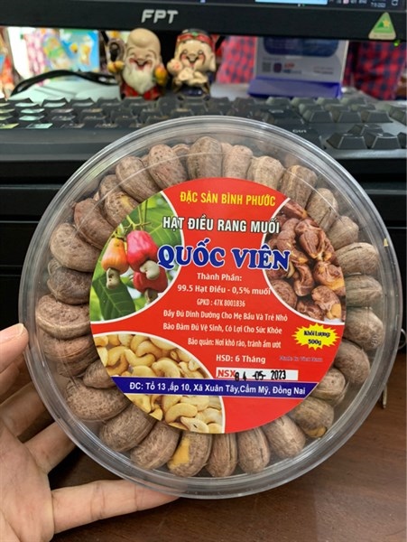 Hạt điều rang muối nguyên hạt