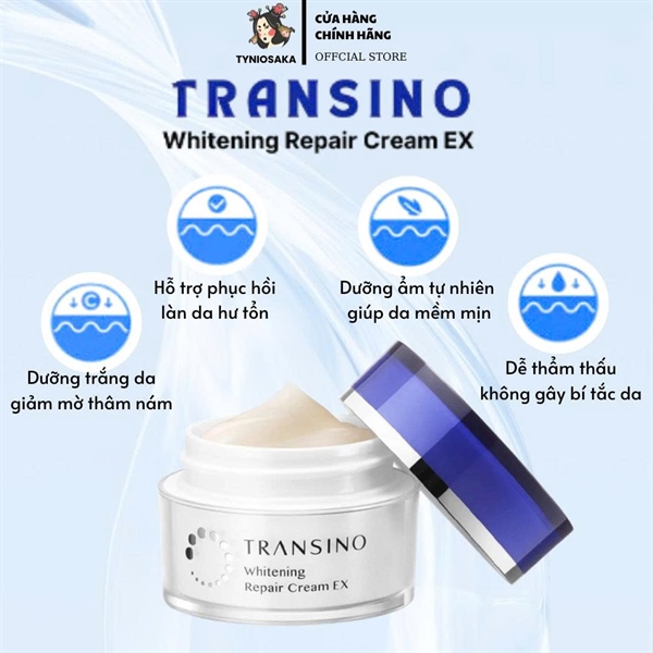 Kem dưỡng trắng da TRANSINO EX