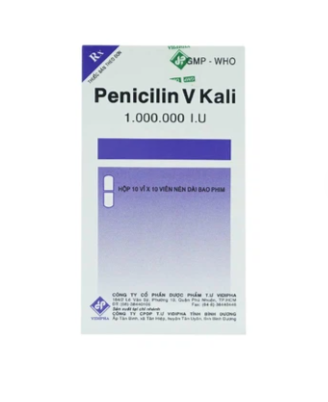 Penicilin V Kali 1.000.000I.U( H*10vỉ*10viên) - TW Vidipha
