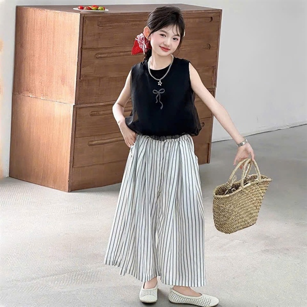 SET QUẦN SỌC ỐNG RỘNG