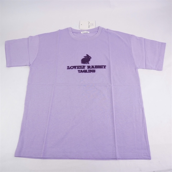 Áo thun tím in hình thỏ KG+