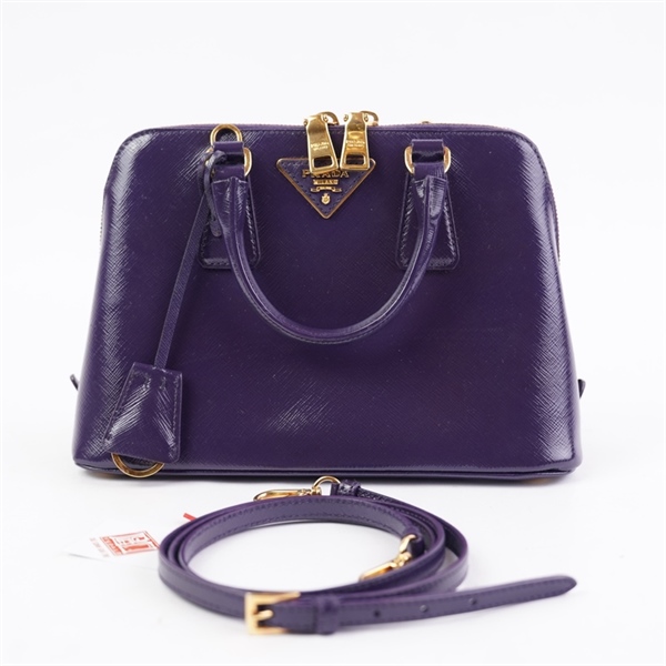 Túi Prada Handle tím sz25 (LT) KG+