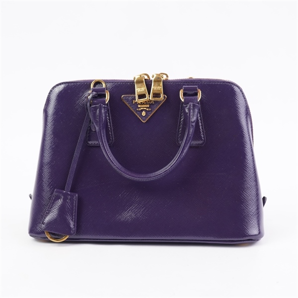 Túi Prada Handle tím sz25 (LT) KG+