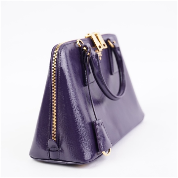 Túi Prada Handle tím sz25 (LT) KG+