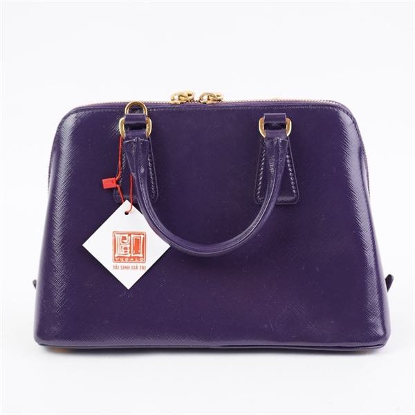 Túi Prada Handle tím sz25 (LT) KG+