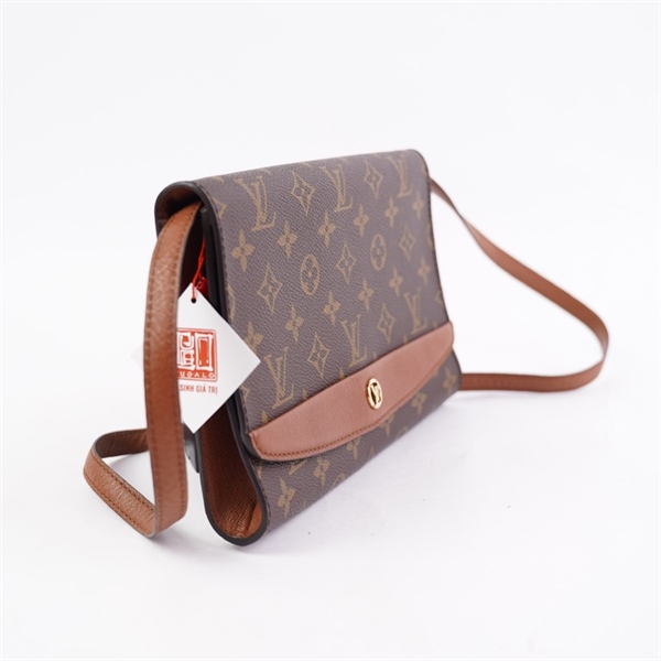 Túi LV đeo chéo hoa nâu sz24 (LT) KG+