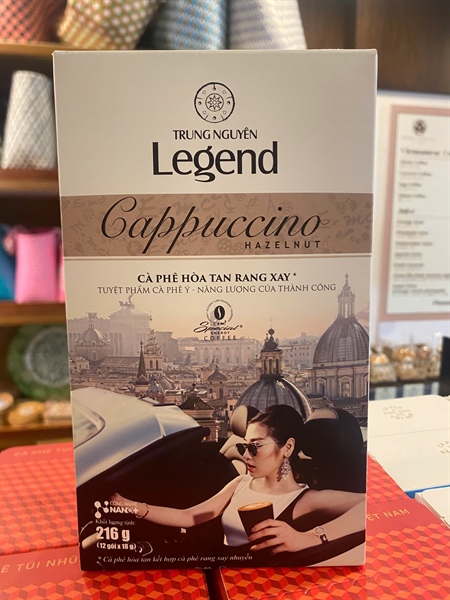 Trung Nguyên Legend Cà phê hòa tan rang xay G7 cappuccino hazelnut 18GR カプチのヘーゼル