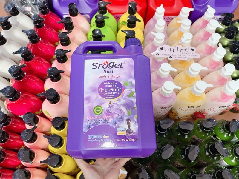 NƯỚC GIẶT SROGET 6N1 500ML - CAC MÀU