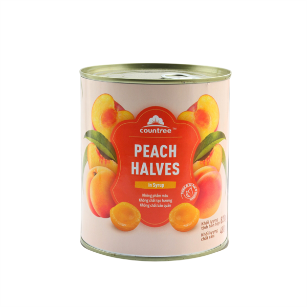 Đào ngâm Countree 820g