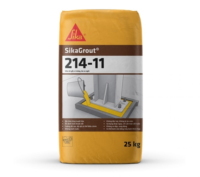 Sikagrout 214-11 vữa rót gốc xi măng (25kg)