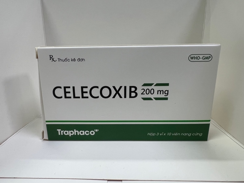 Thuốc Celecoxib - Traphaco 200mg- Giảm viêm xương khớp mãn tính- Hộp 3 vỉ x 10 viên