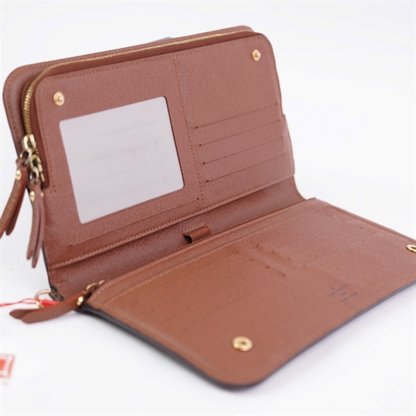 Ví LV hoa nâu gập 2 (LT) KG+