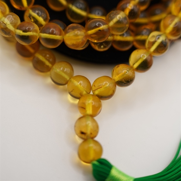 Chuỗi hổ phách 8-9mm (108 hạt) KG+