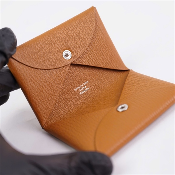 Ví card Hermes nâu (LT) KG+