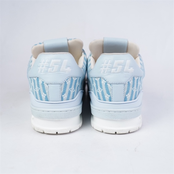 Giày LV hoa xanh sz8.5 (UK) KG+