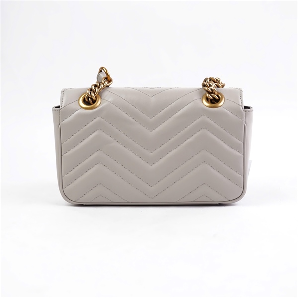 Túi GG Marmont màu xám (C04345484) sz21 +