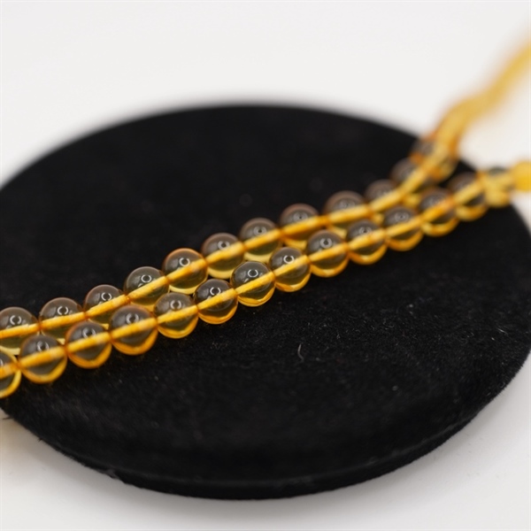 Chuỗi hổ phách kèm mặt hồ lô 786457 KG+