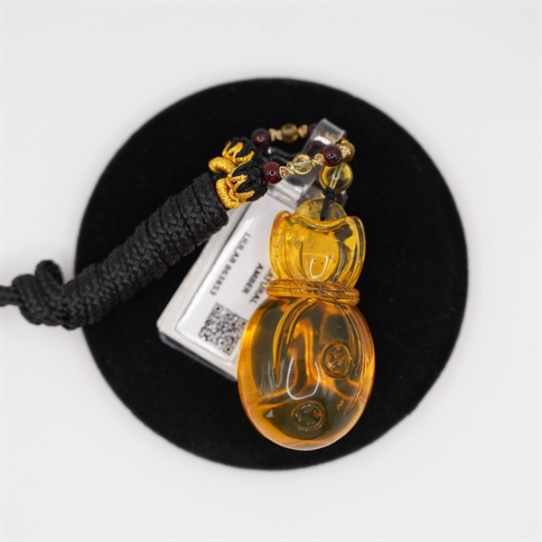 Mặt túi tiền hổ phách 863853 KG+