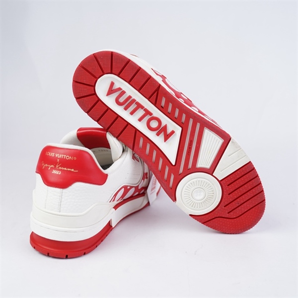 Giày LV trắng đỏ sz8 (UK) KG+