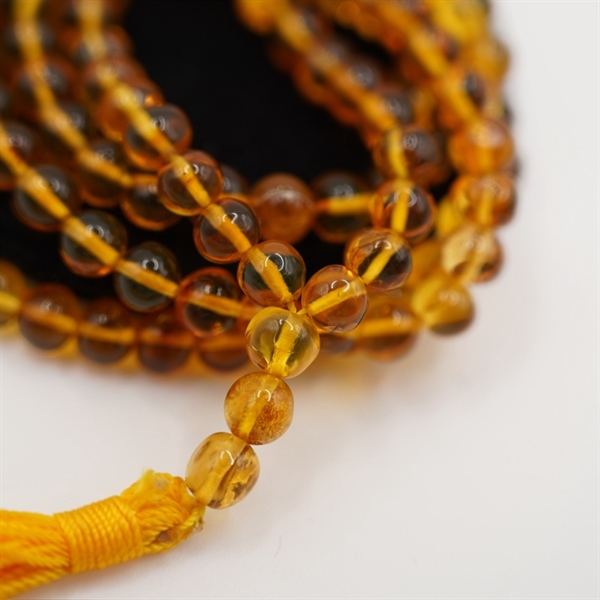 Chuỗi hổ phách 7-7.5mm(108 hạt) KG+