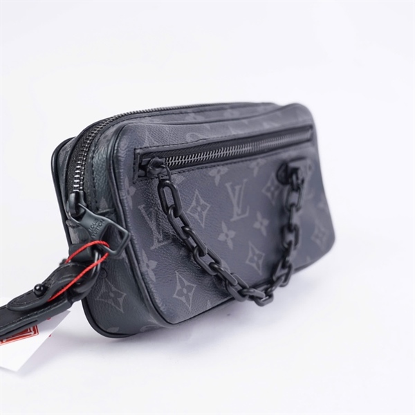 Túi LV Clutch hoa đen (SF4149) sz20 KG+