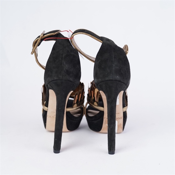 Giày Jimmy Choo đen cao 13p sz36 KG+